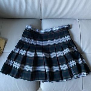American Apparel Plaid Tennis Skirt